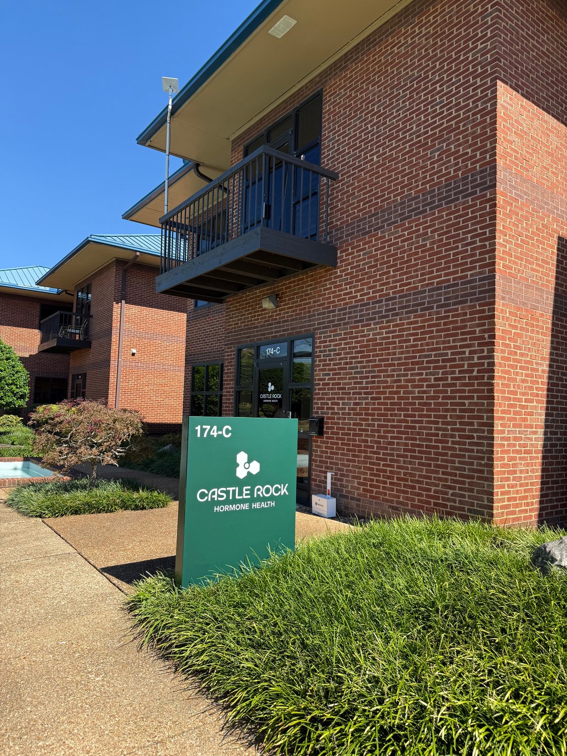 Castle Rock Hormone Health Knoxville sign at suite 174-C