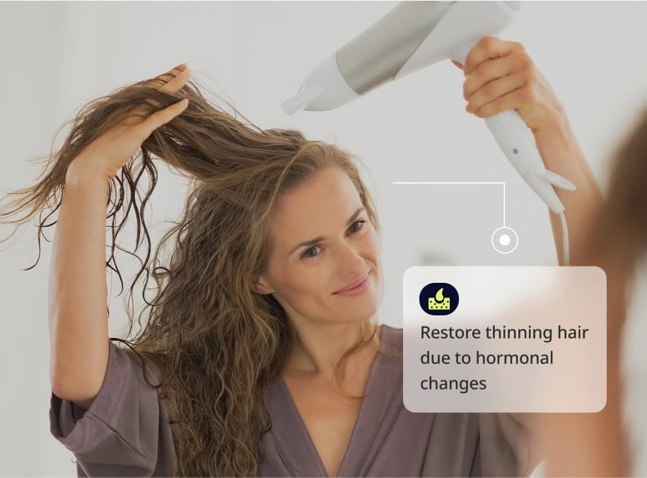 Real hair growth for women